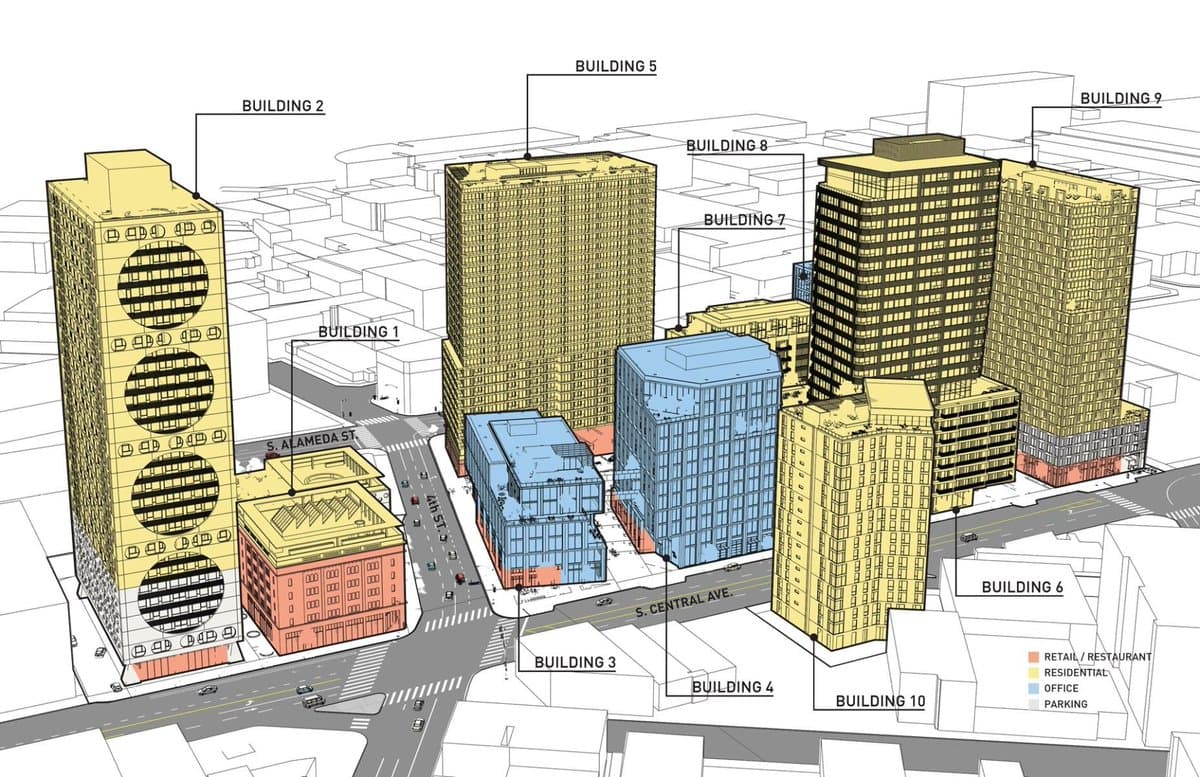 Los Angeles approves $2 billion Downtown mixed-use project with restaurants