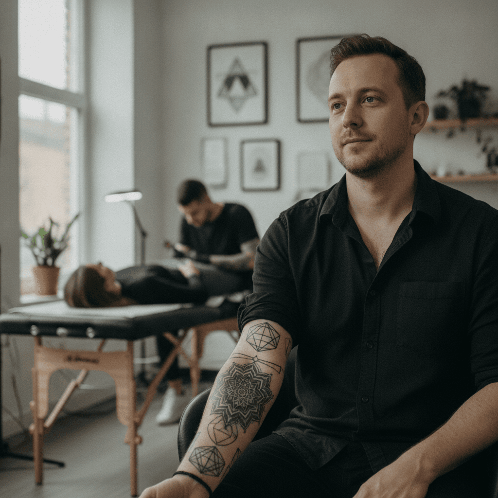 Why geometric tattoos cost more than their minimal look suggests