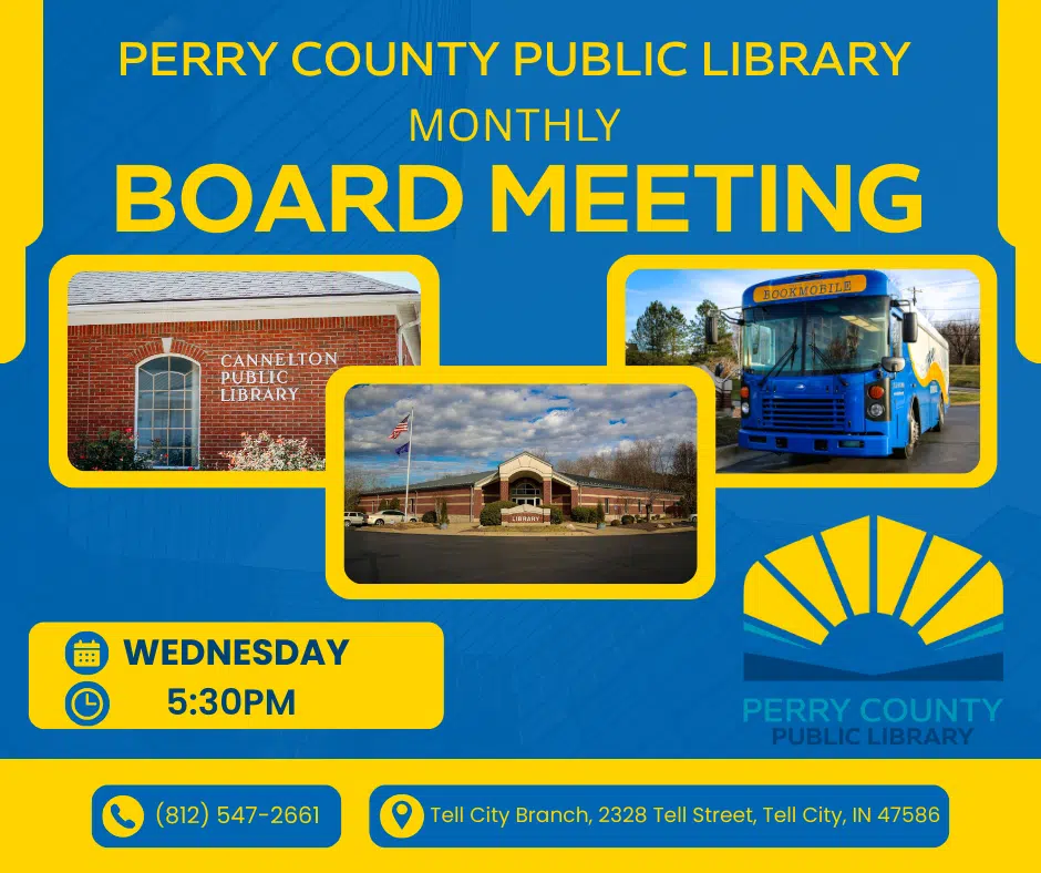Perry County Public Library Board Met January 7; Schedule Posted Online