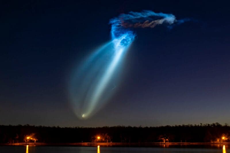 SpaceX Falcon 9 Launch Creates Stunning Space Jellyfish Over Florida Skies