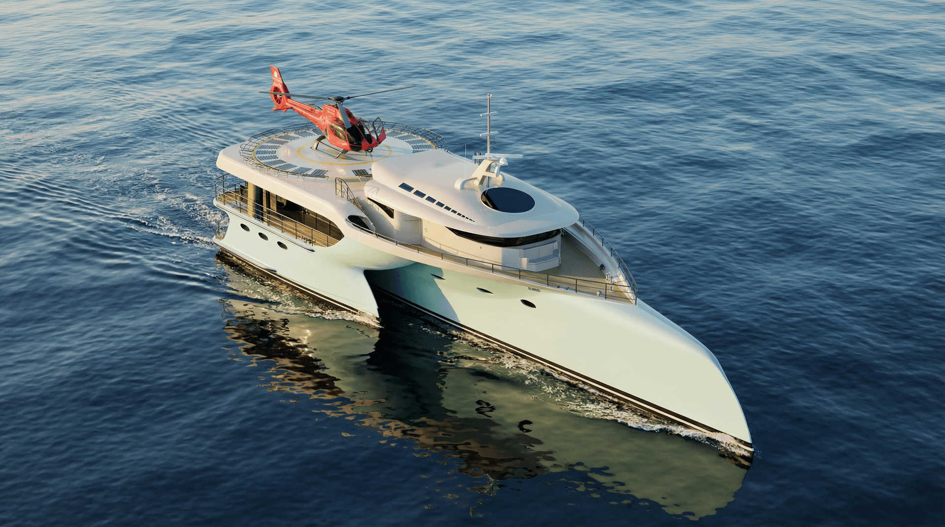 TS40 trimaran targets 20-knot cruising and 3,000-mile range