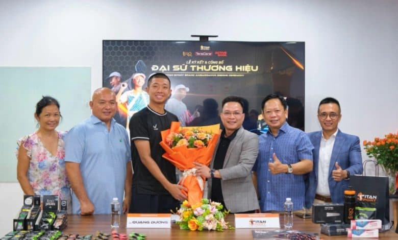 Quang Duong signs Titan Sport deal, boosts Vietnam pickleball professionalism