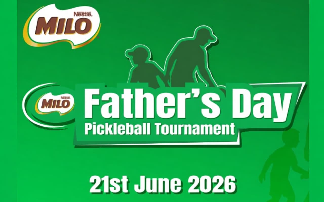 MILO's Father's Day pickleball tournament brings Malaysian families together