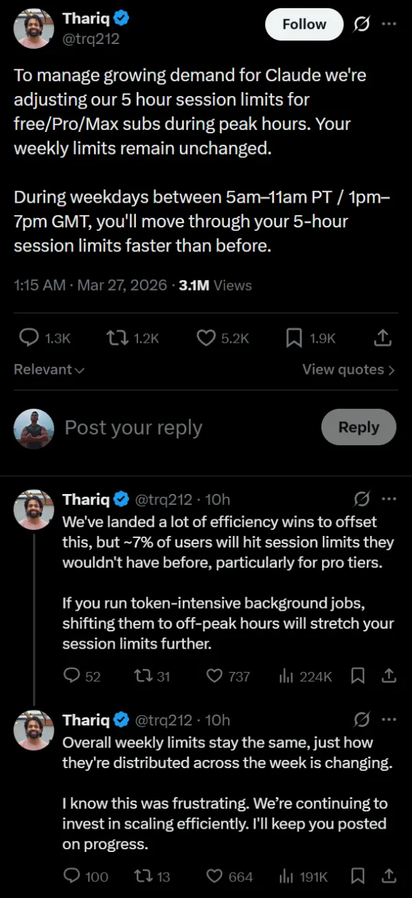 Anthropic Claude Usage Limits at Peak Hours Pose Risk to Monday.com Agent Workflows