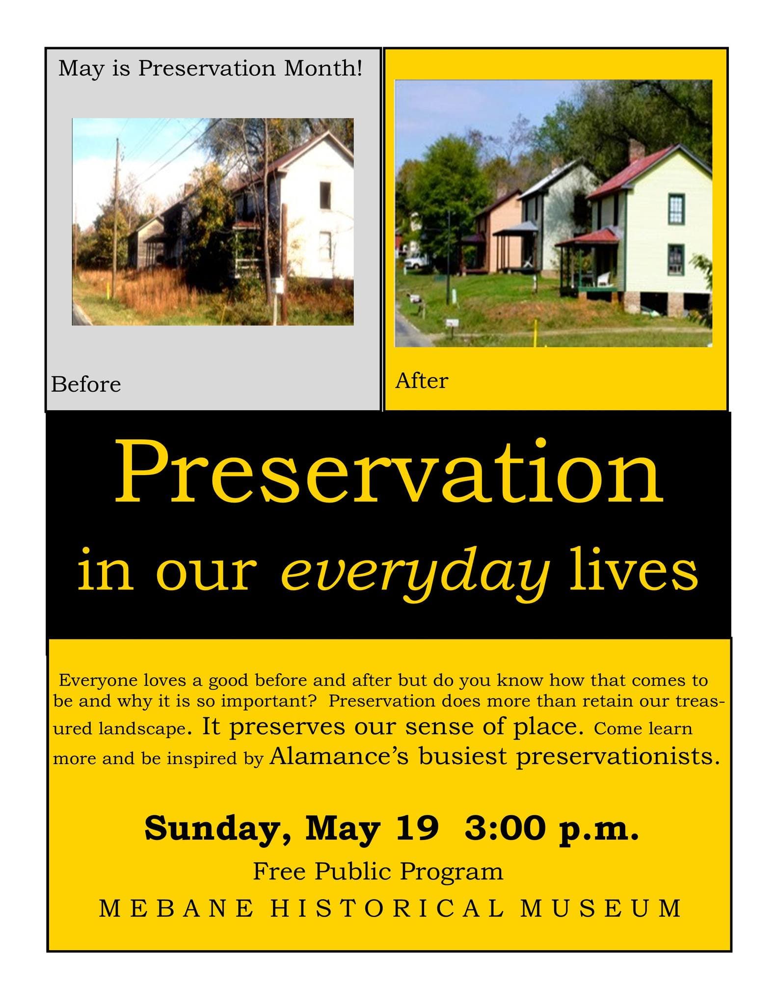 Mebane council marks Preservation Month, honors historic sites and groups