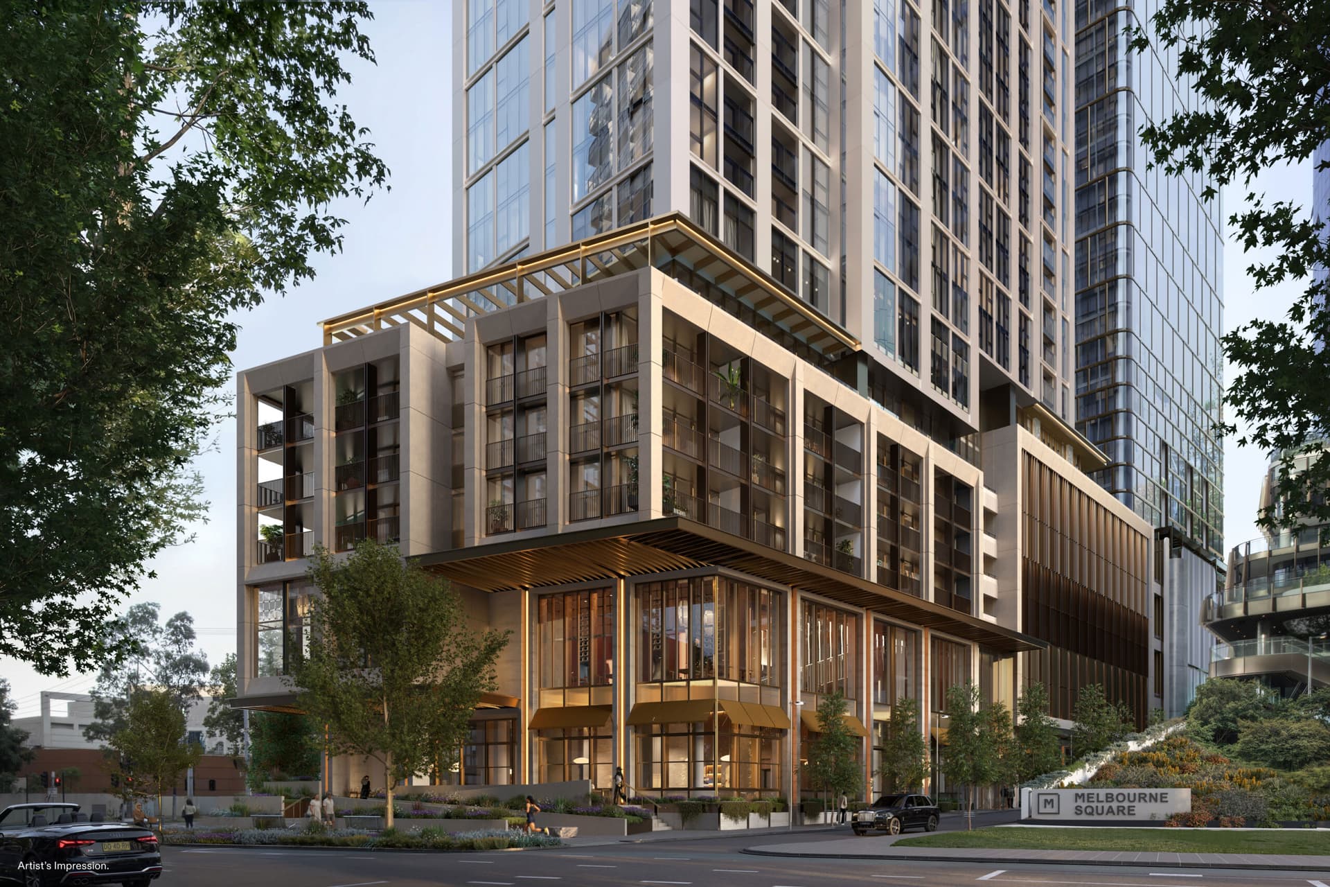 Aura tower brings cold plunge wellness to Melbourne Square precinct