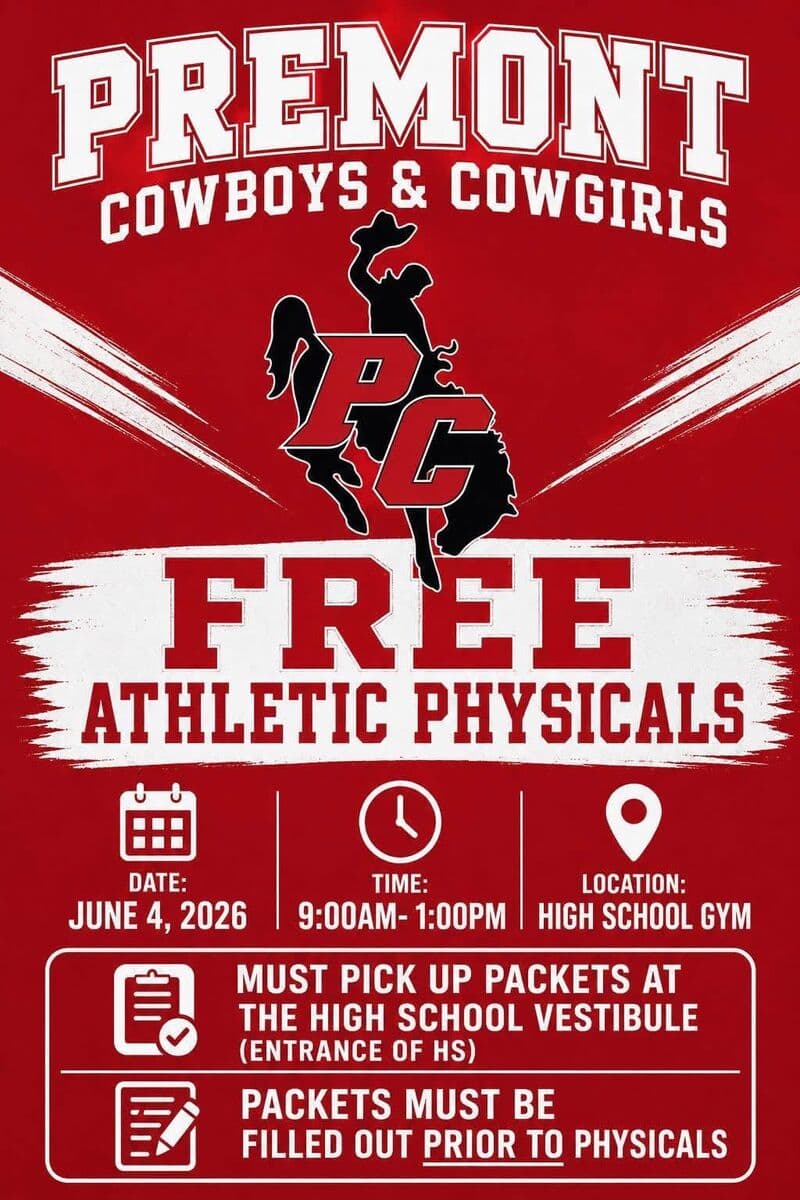 Premont ISD offers free sports physicals for student athletes