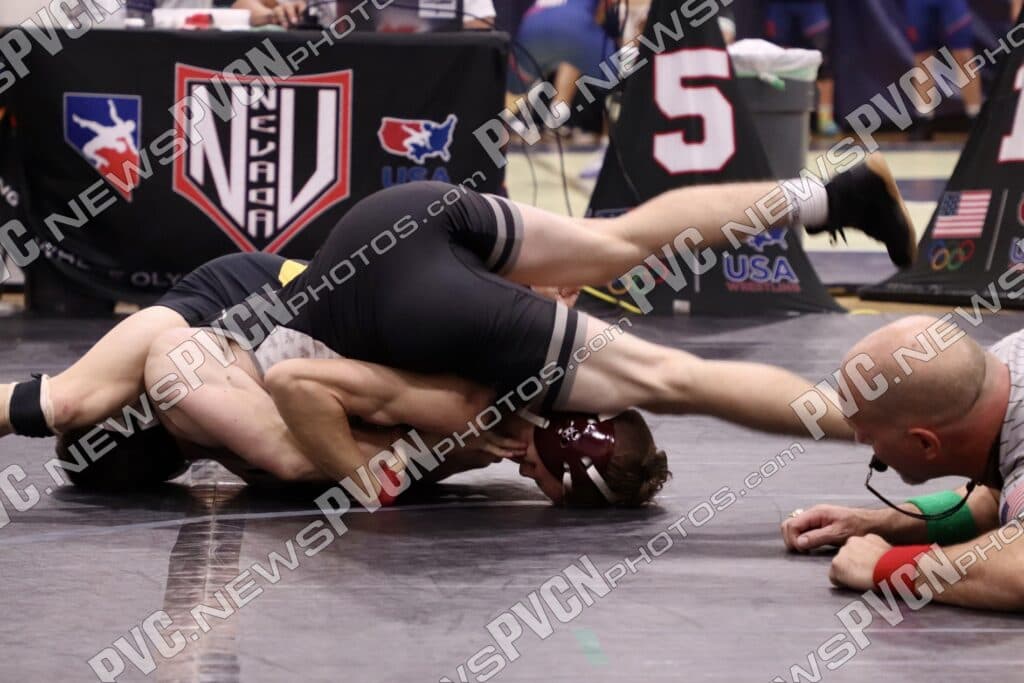 Pahrump Valley Wrestling Shows Depth, Finishes Tenth at Mustang Duals