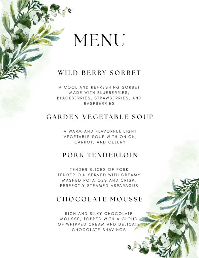 PVHS culinary student hosts Forest at Night dinner event