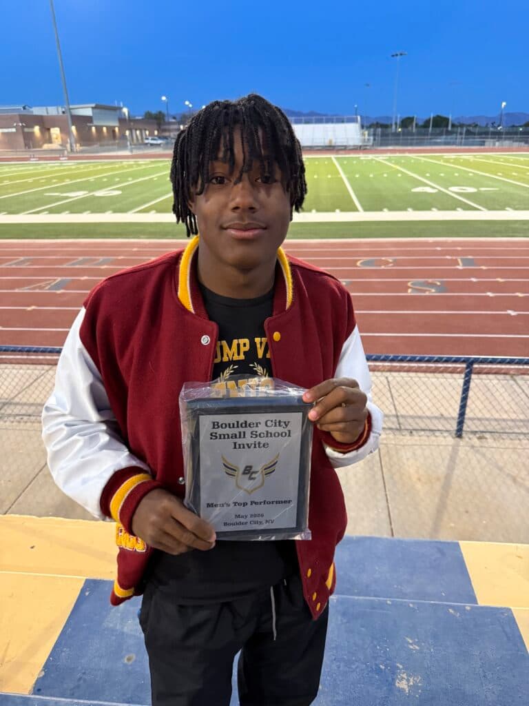 Pahrump Valley track and field defends Small Schools title at Boulder City Invitational