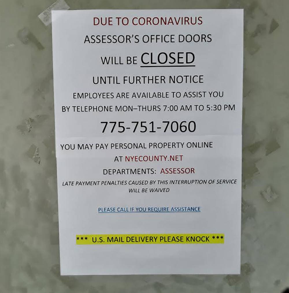 Nye County Treasurer’s Pahrump office closes for subfloor repairs May 7 and 11