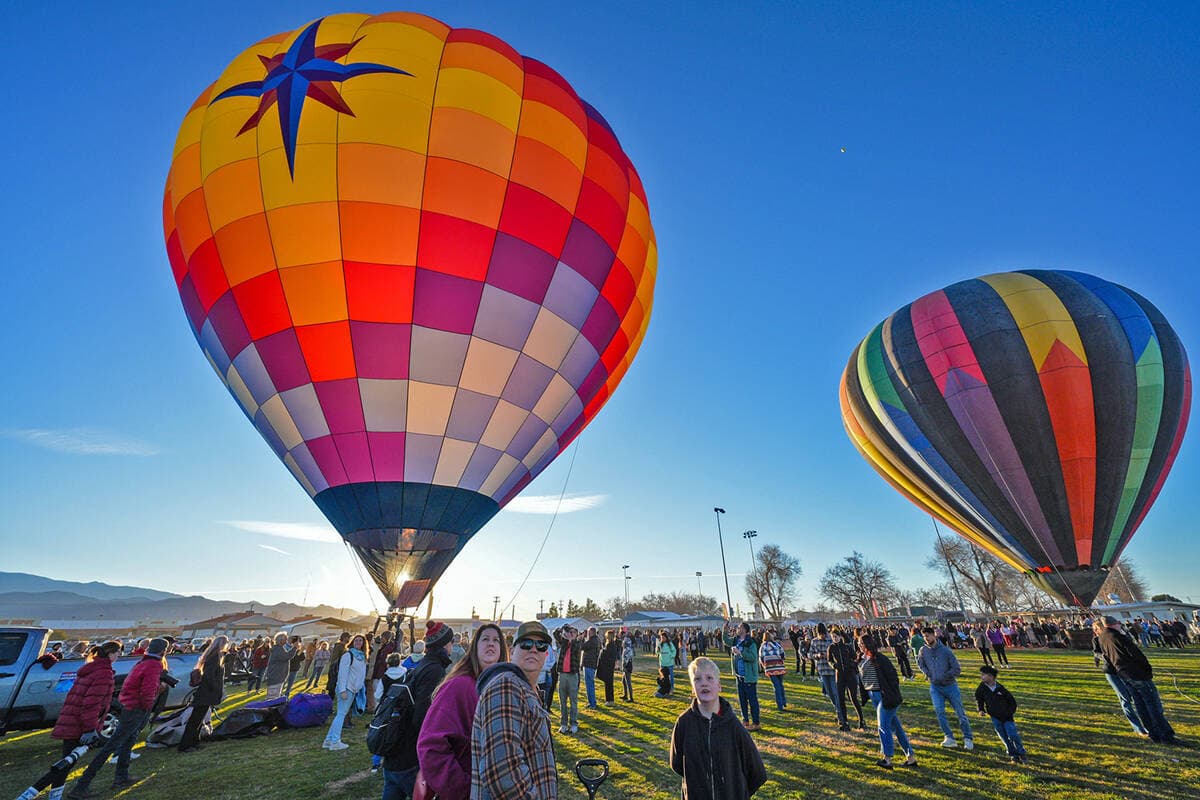 Pahrump Hot Air Rally Returns for Valentine’s Weekend, Draws Strong Turnout