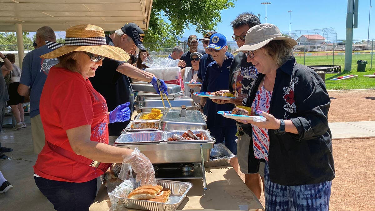 Pahrump DAV hosts veterans appreciation barbecue at Ian Deutch Park