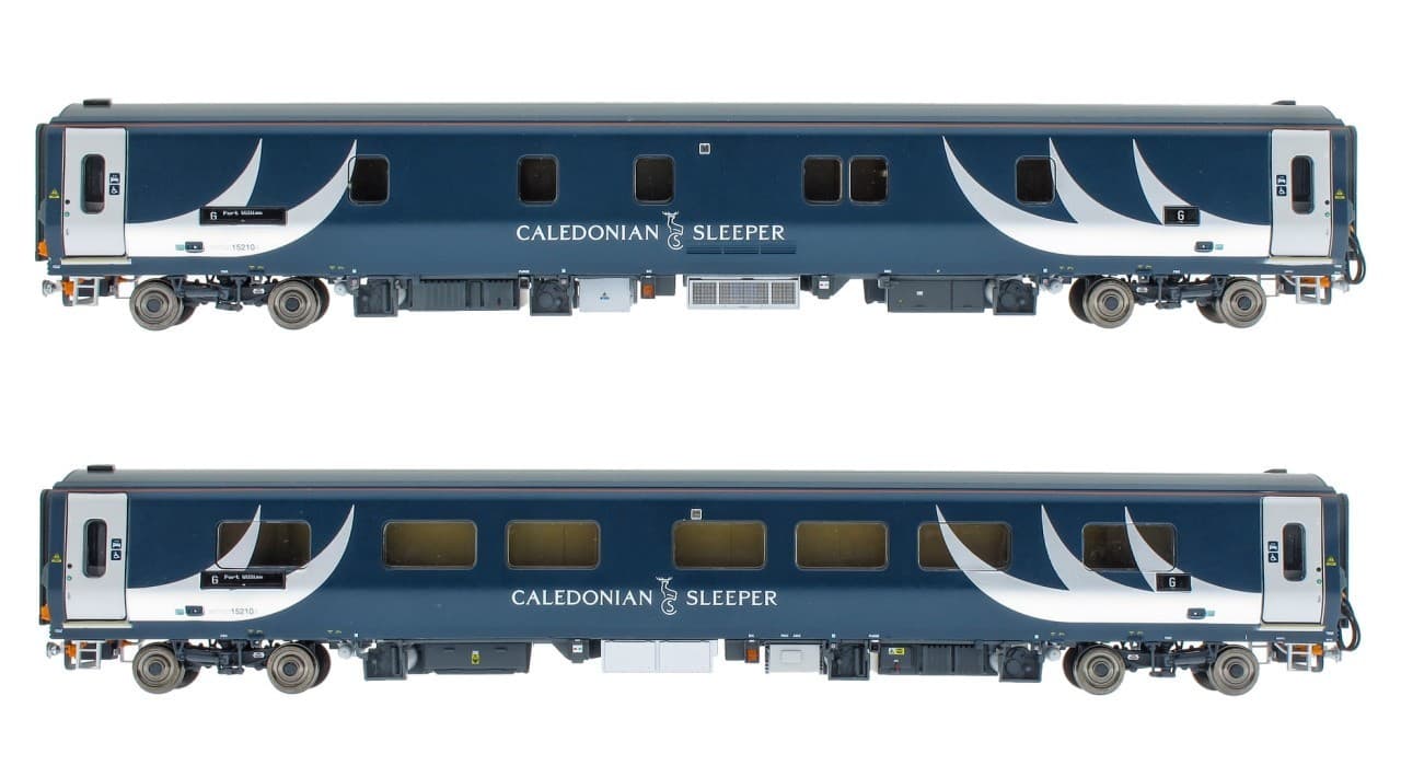 Accurascale returns Caledonian Sleeper Mk5 coaches, single cars sold direct only