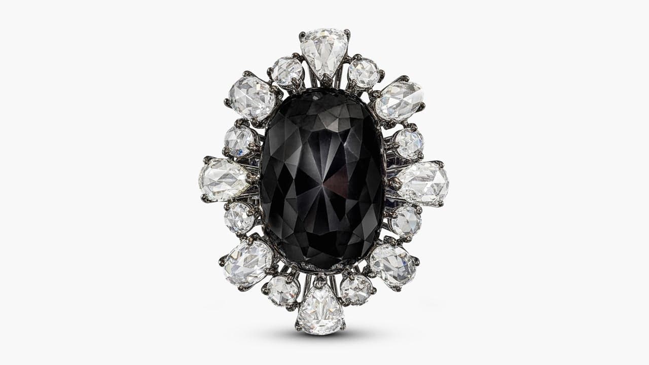 Sotheby’s Hong Kong jewelry sale reaches HKD 58.3 million, black-diamond ring leads