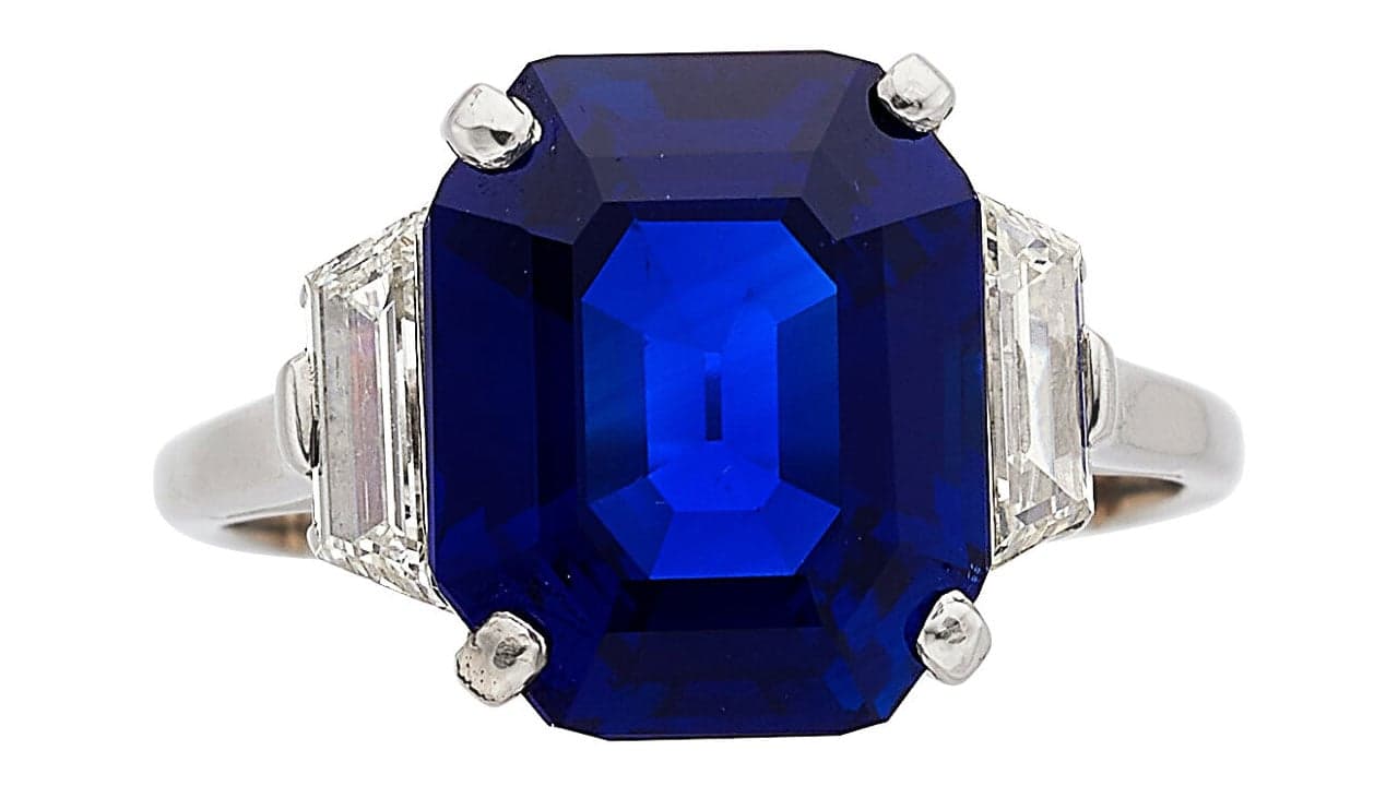 Kashmir Sapphire Ring Sells for $906,250, Powers Heritage Record Auction