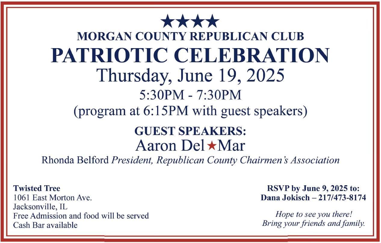 Morgan County Republicans plan free patriotic event in Jacksonville