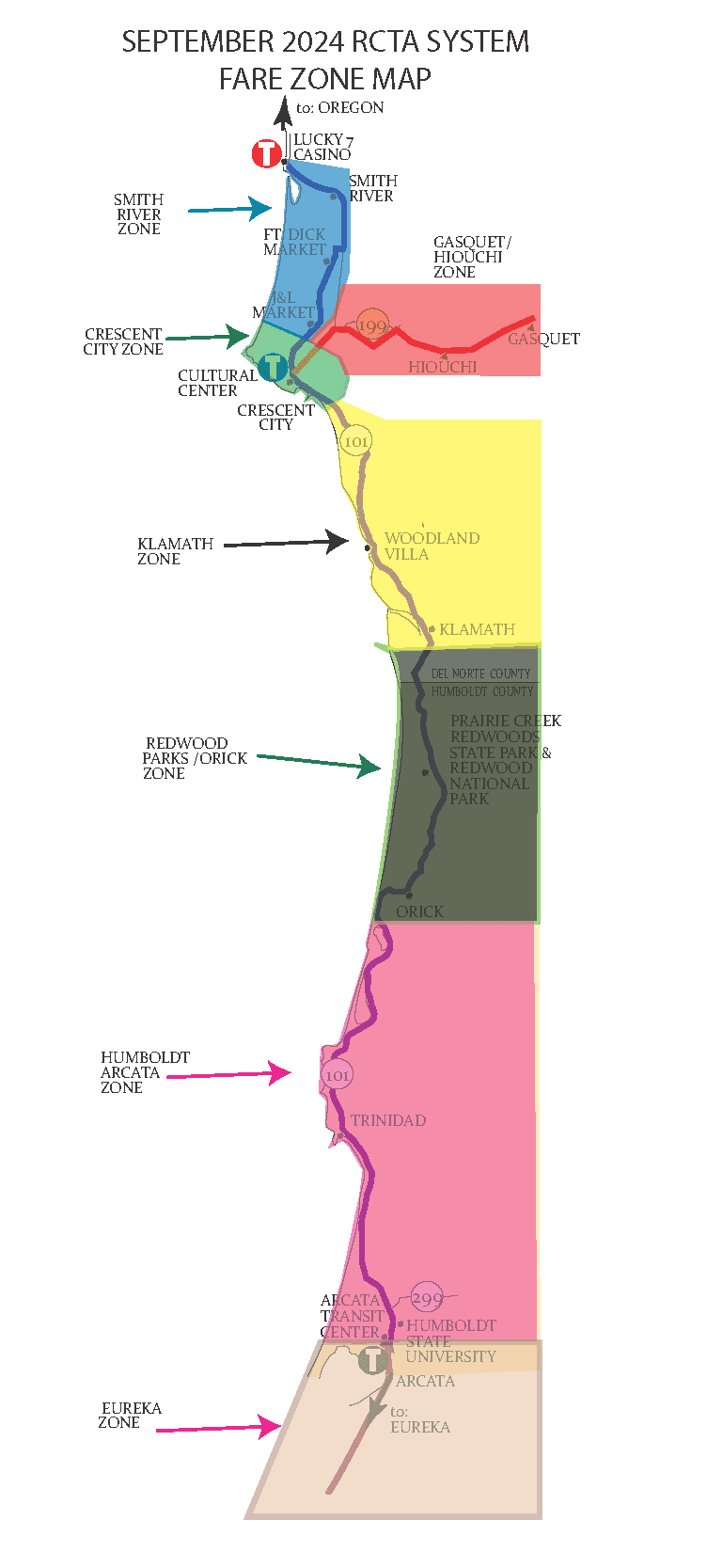 Redwood Coast Transit keeps winter schedule, cuts summer service options