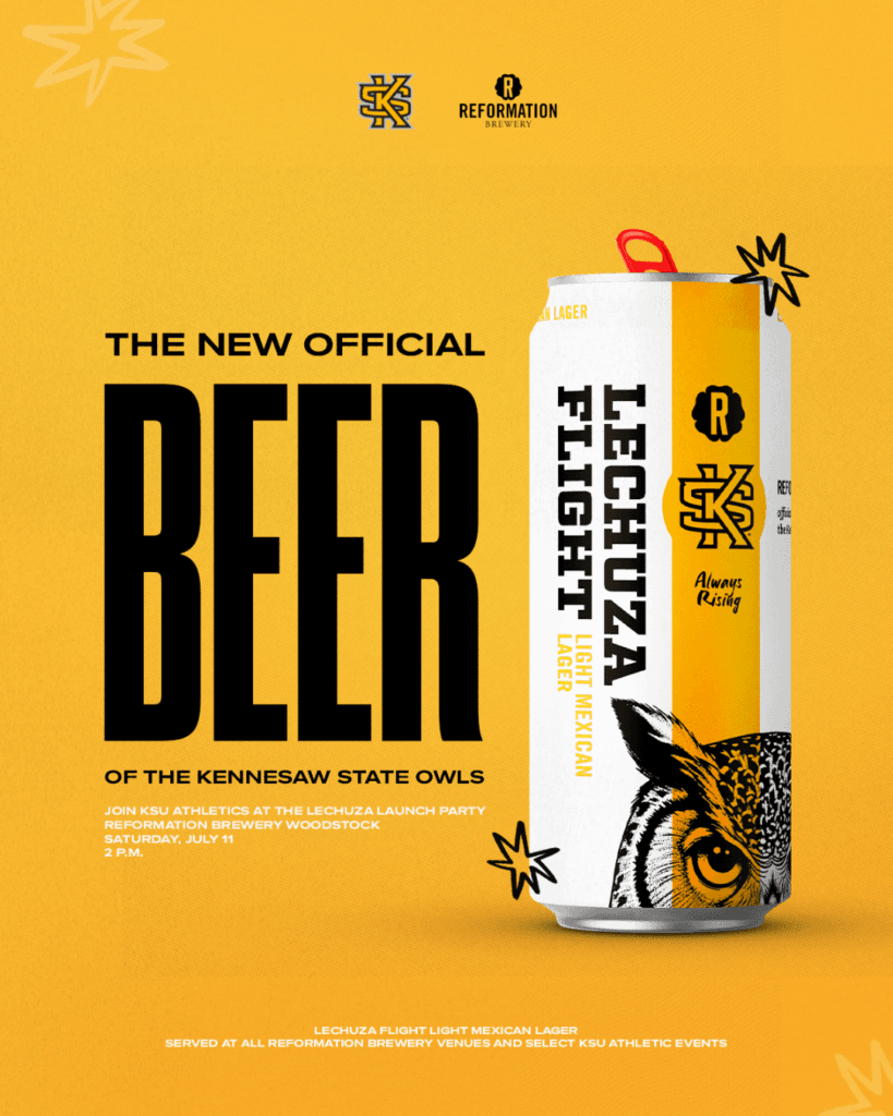 Reformation Brewery becomes official craft beer of Kennesaw State Owls