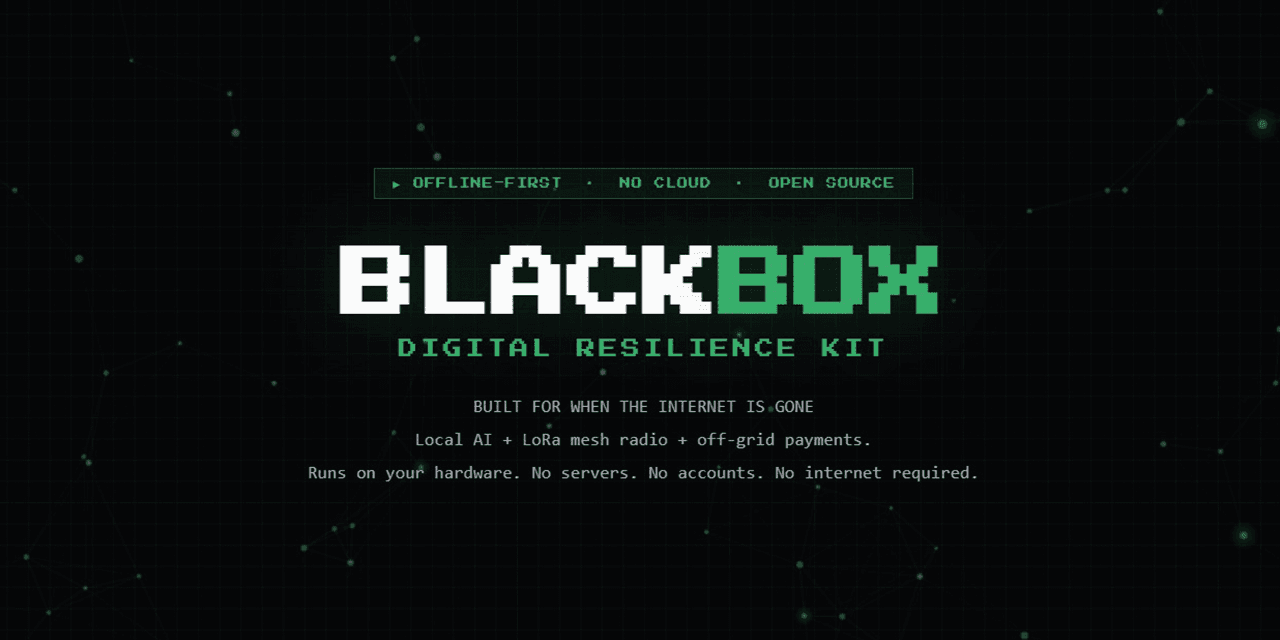Blackbox v1 launches open-source Meshtastic node for off-grid comms, Bitcoin payments