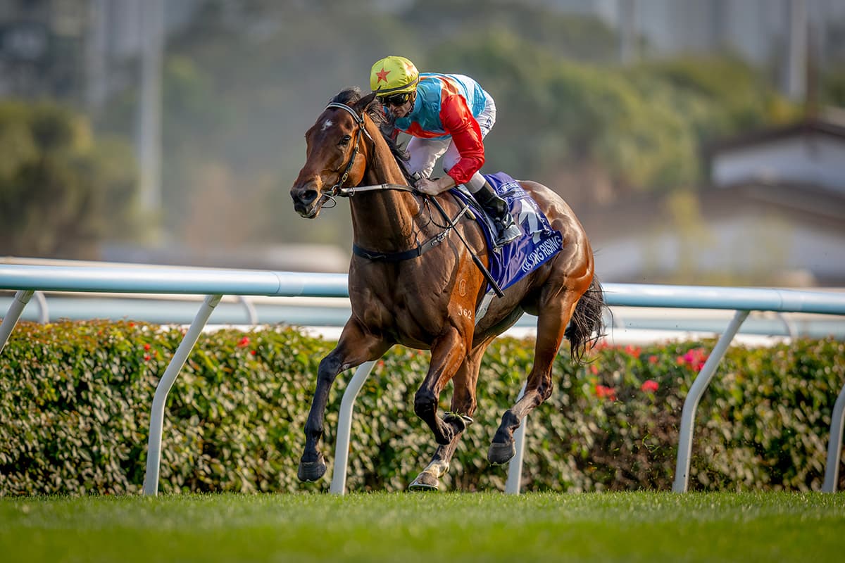 Ka Ying Rising posts 18th straight win, shatters Sha Tin 1400m record