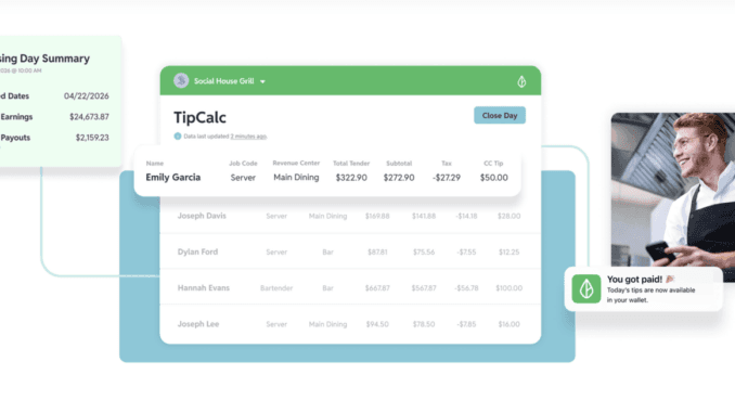 Branch launches TipCalc to automate restaurant tip pooling and payouts