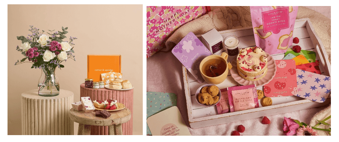 Cutter & Squidge pairs bakes with Freddie’s Flowers to reclaim Mum Time