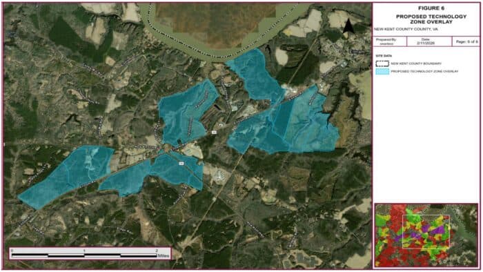 New Kent Mulls Technology Overlay District Centered on Data Centers After Goochland