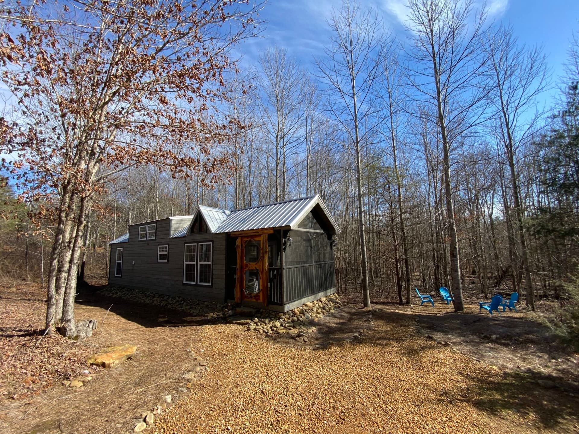 Wilson family welcomes tour of modular tiny house cabin