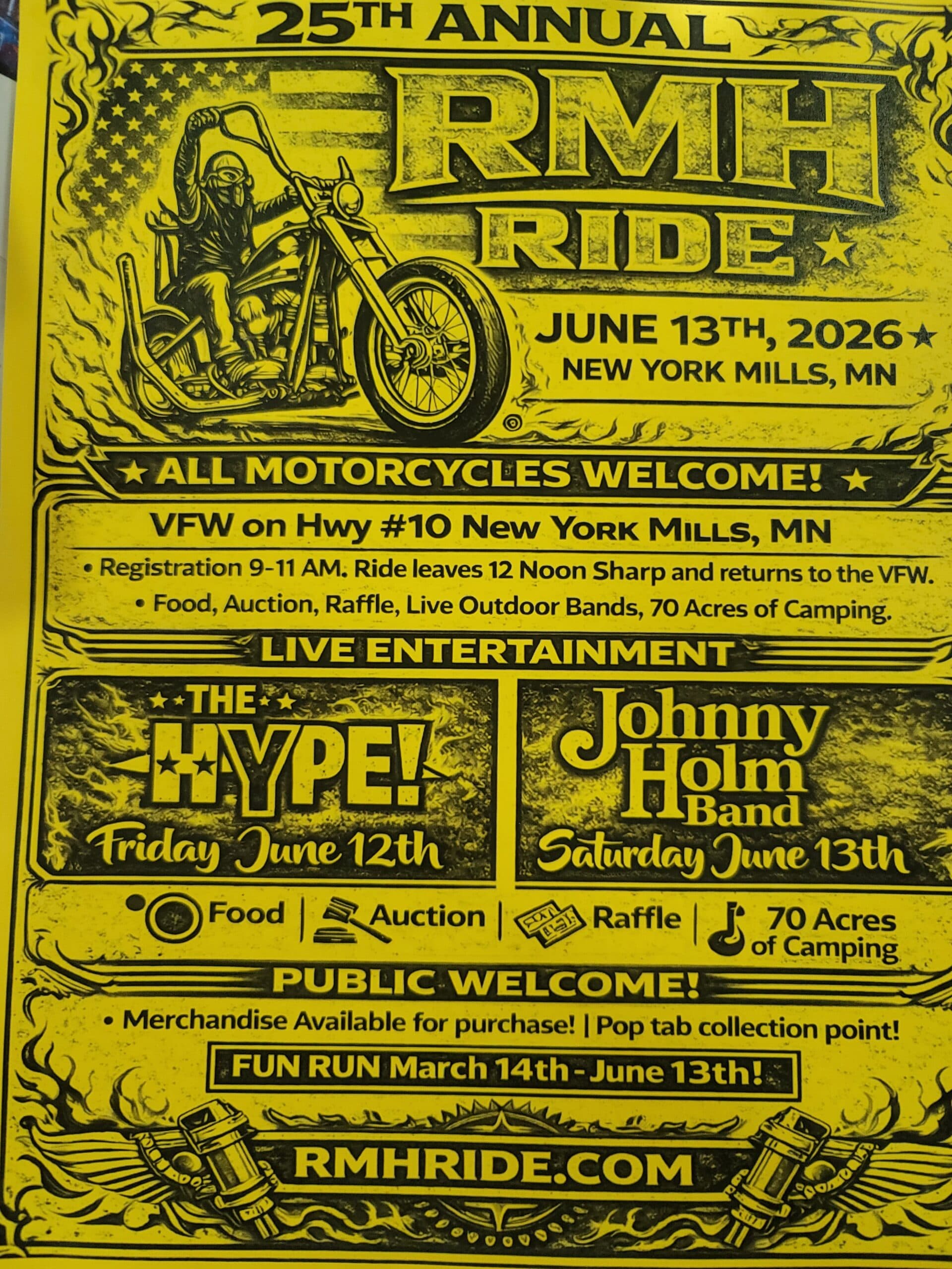 25th annual Ronald McDonald House motorcycle ride returns to New York Mills