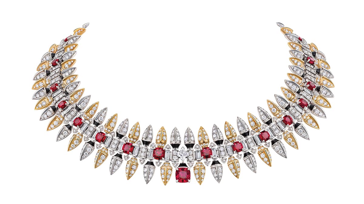 Louis Vuitton unveils Mythica Conquest necklace with rare rubies