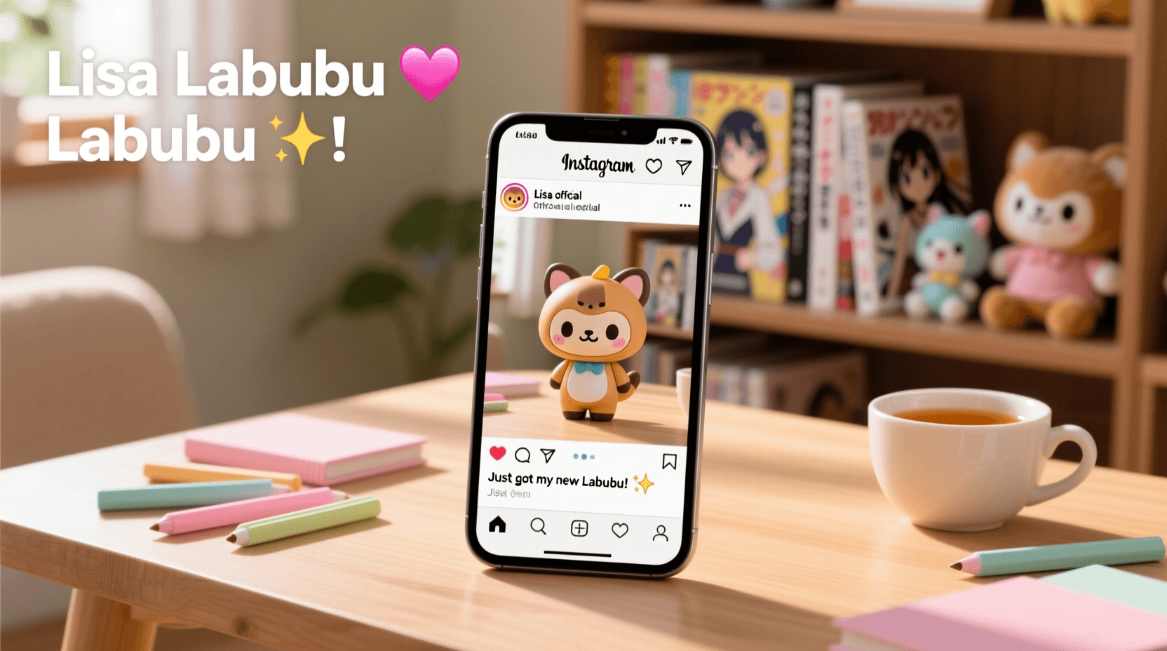 Lisa's Instagram post sparks surge in rare pink Labubu demand