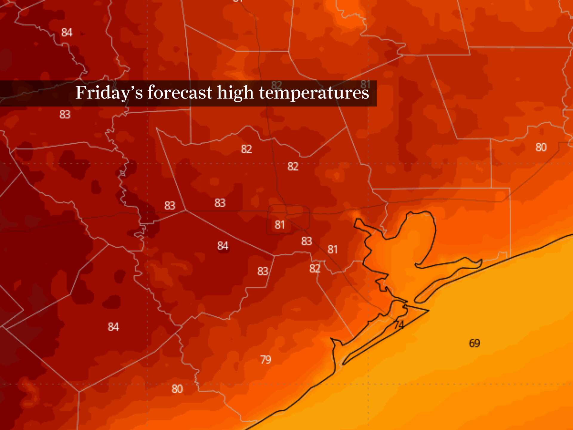 Sharp Cold Front to Bring Dramatic Temperature Drop to Houston Area