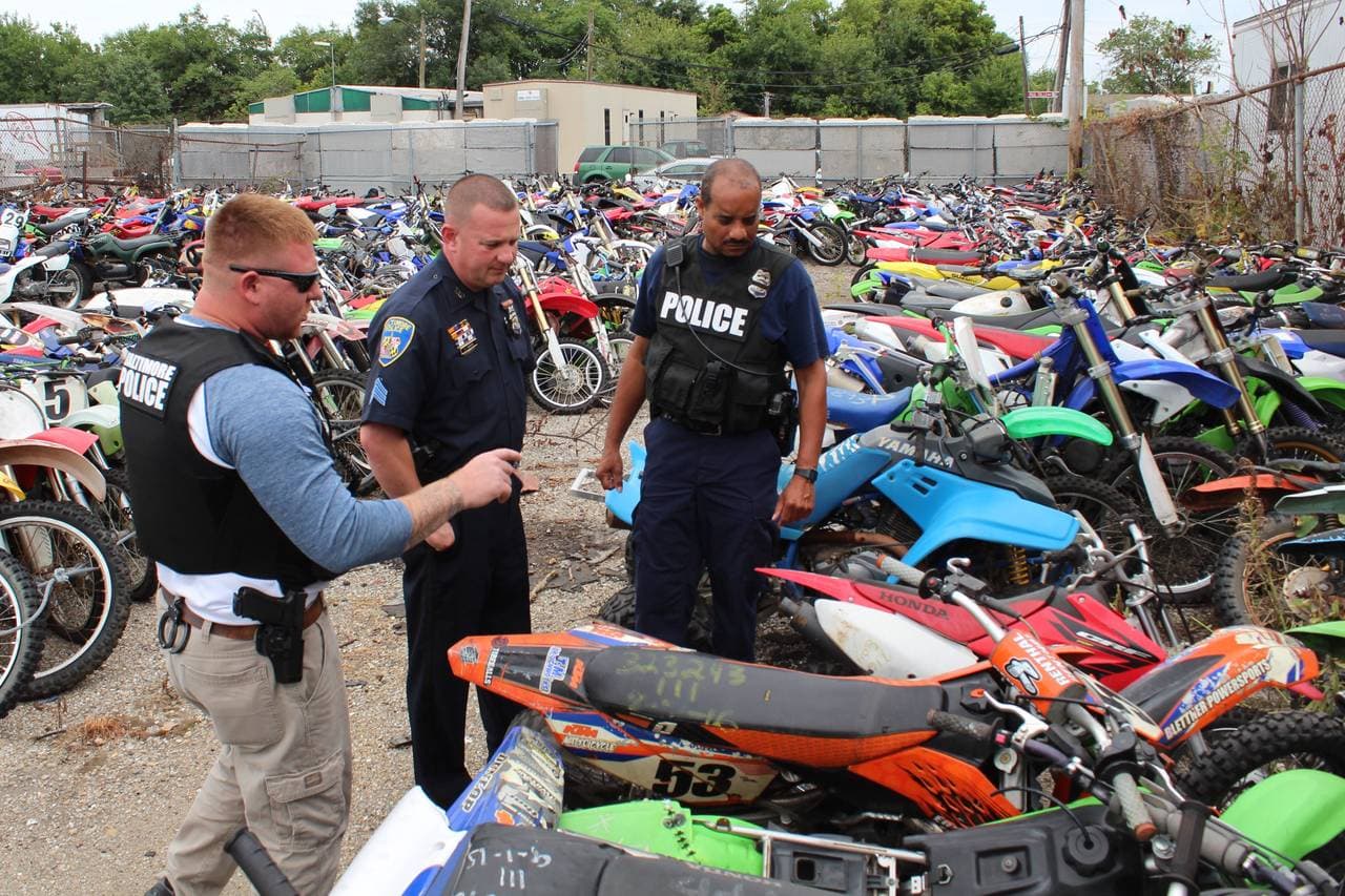 Baltimore police target gas stations fueling illegal dirt bikes