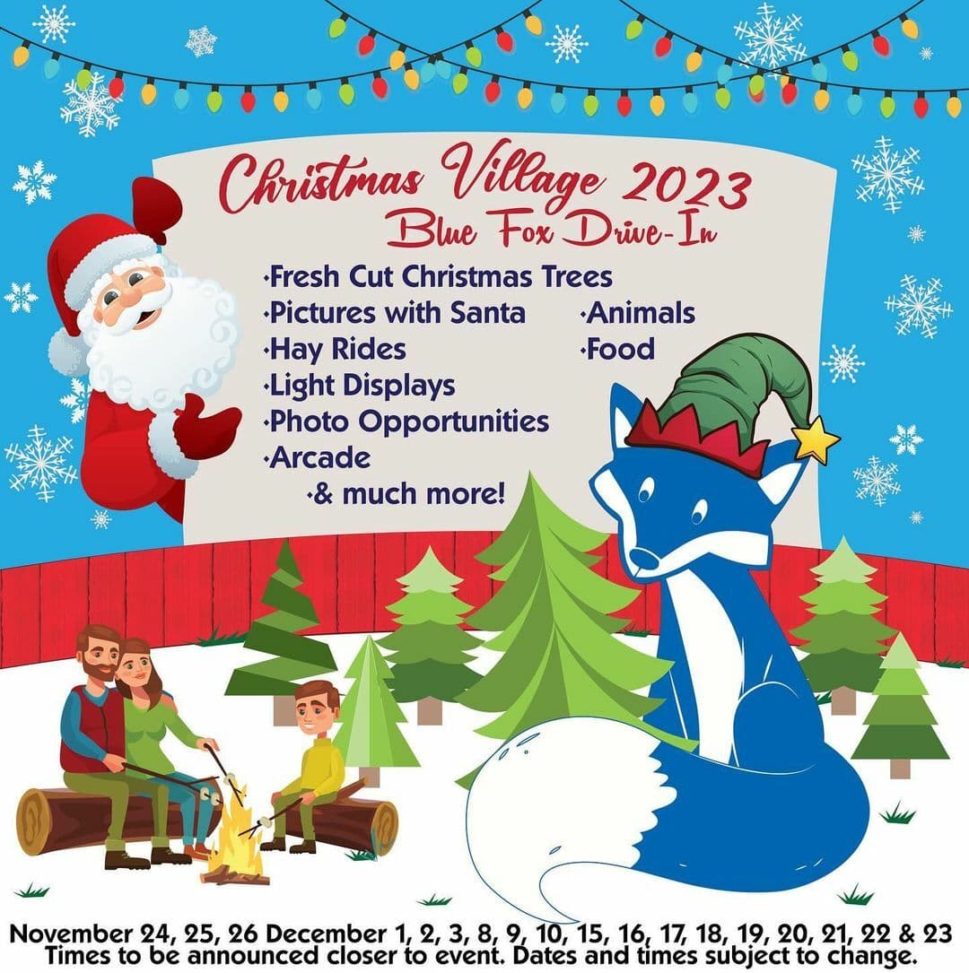 Blue Fox Drive In Christmas Village Returns, Brings Family Fun