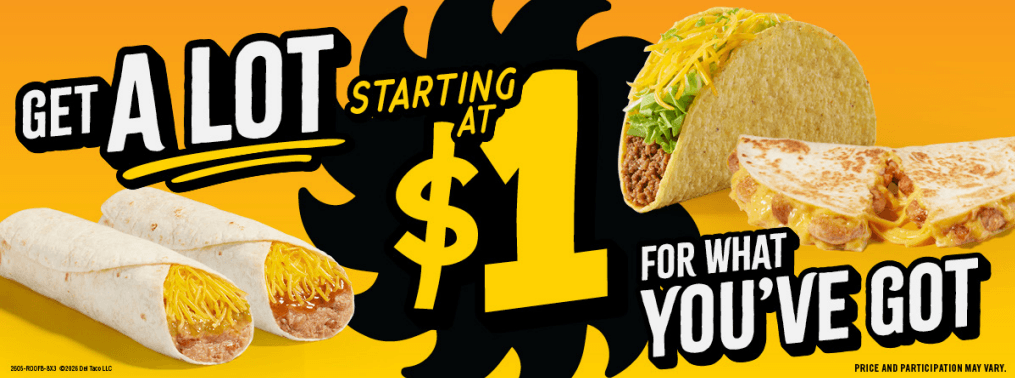 Del Taco launches $1 value menu as diners trade down