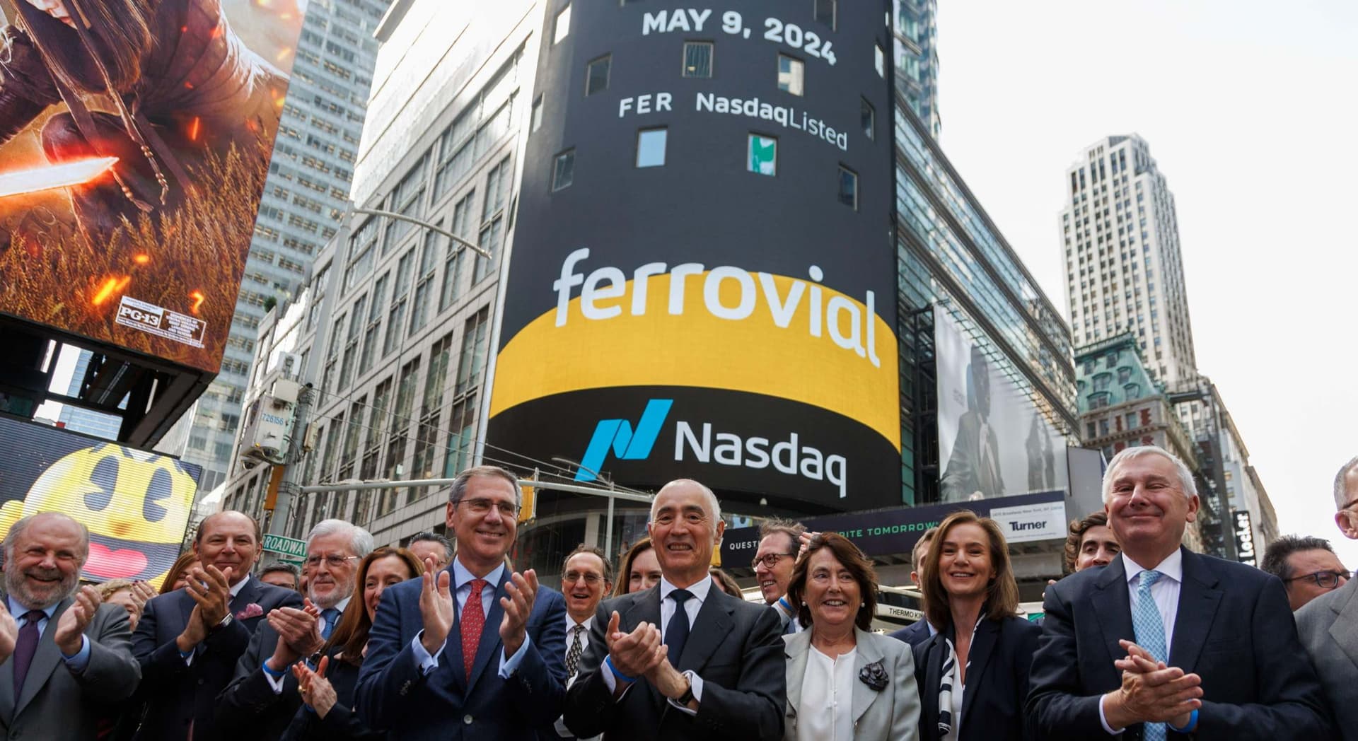 Ferrovial joins Nasdaq 100, cements U.S. market milestone and visibility