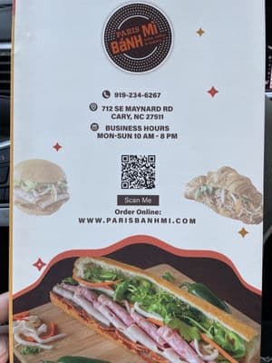 Paris Banh Mi Closes Cary Location After About Two Years in Business