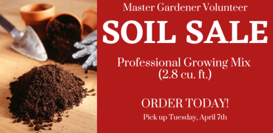 CCE Orange County Master Gardeners Soil Sale Orders Due, Pickup April 7