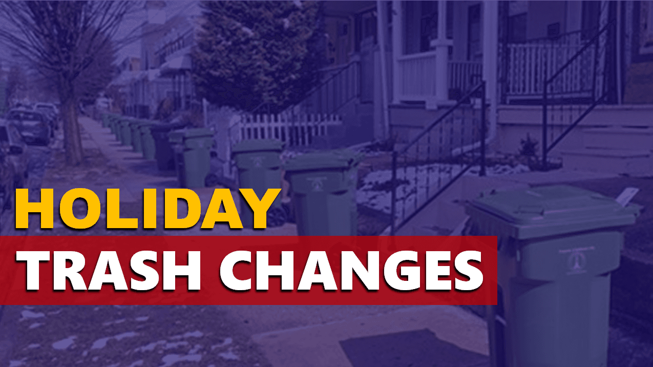 Jasper Announces Holiday Closures, Revised Trash and Recycling Schedule