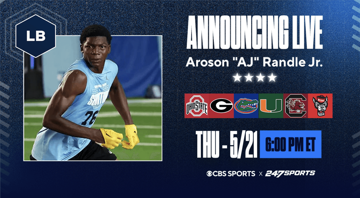 Garner linebacker AJ Randle narrows college list to six, will commit May 21