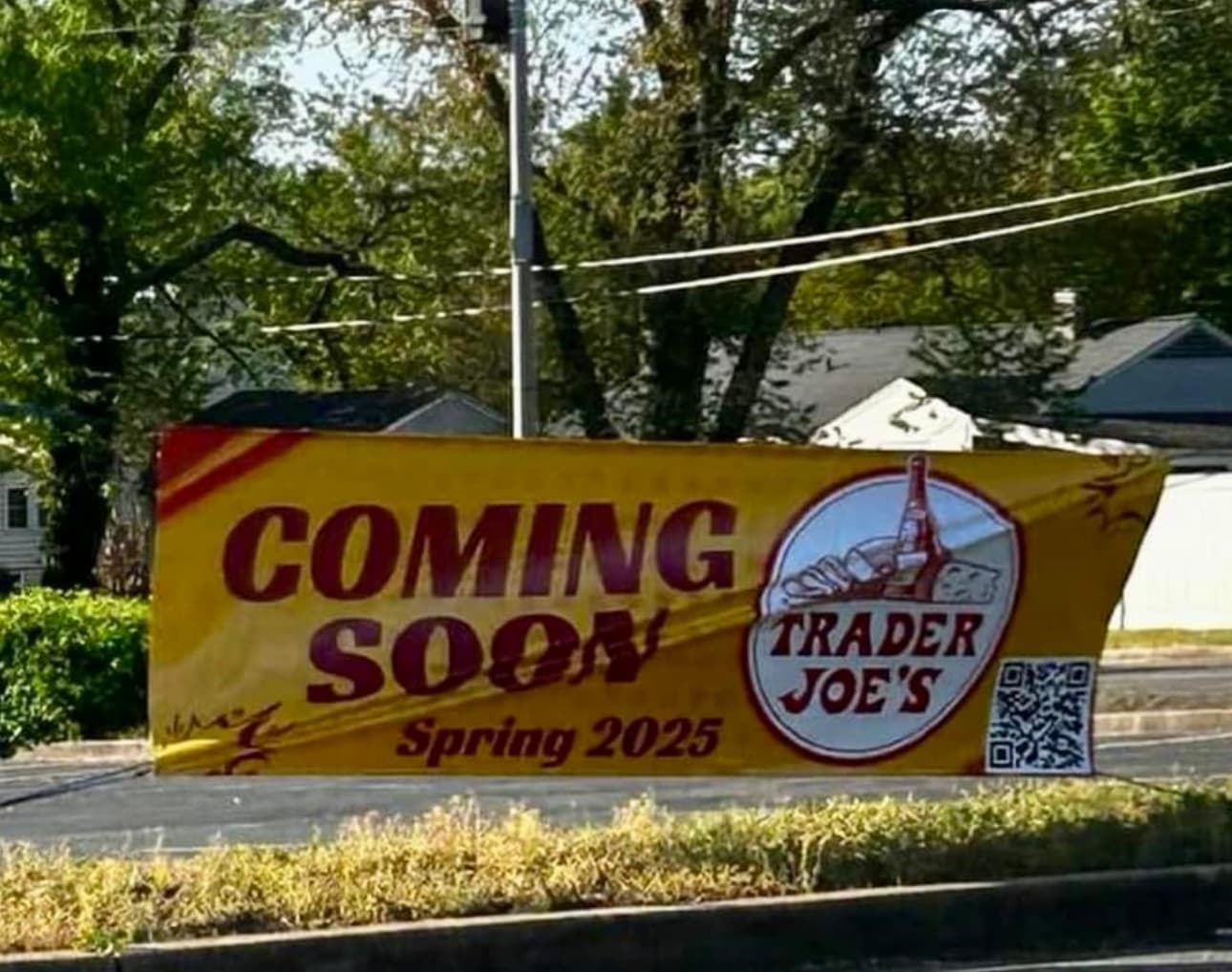 Prank Trader Joe's Banner Sparks Social Buzz and Hiring Inquiries in Maryland