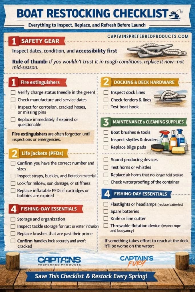 Spring boating checklist helps crews avoid first-outing mistakes