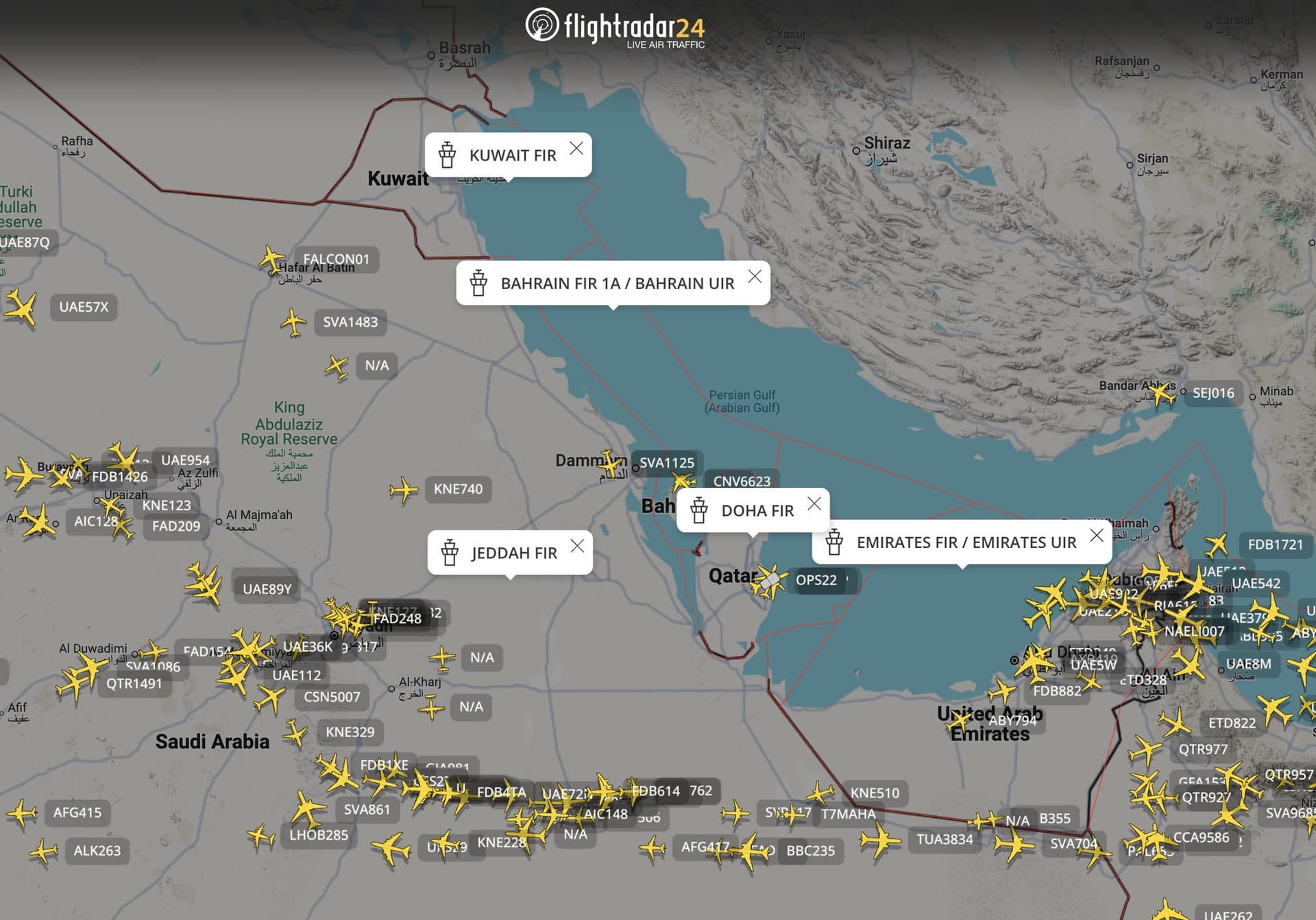 U.S.-Israeli strikes and Iranian retaliation shut Gulf airspace, cancel thousands of flights