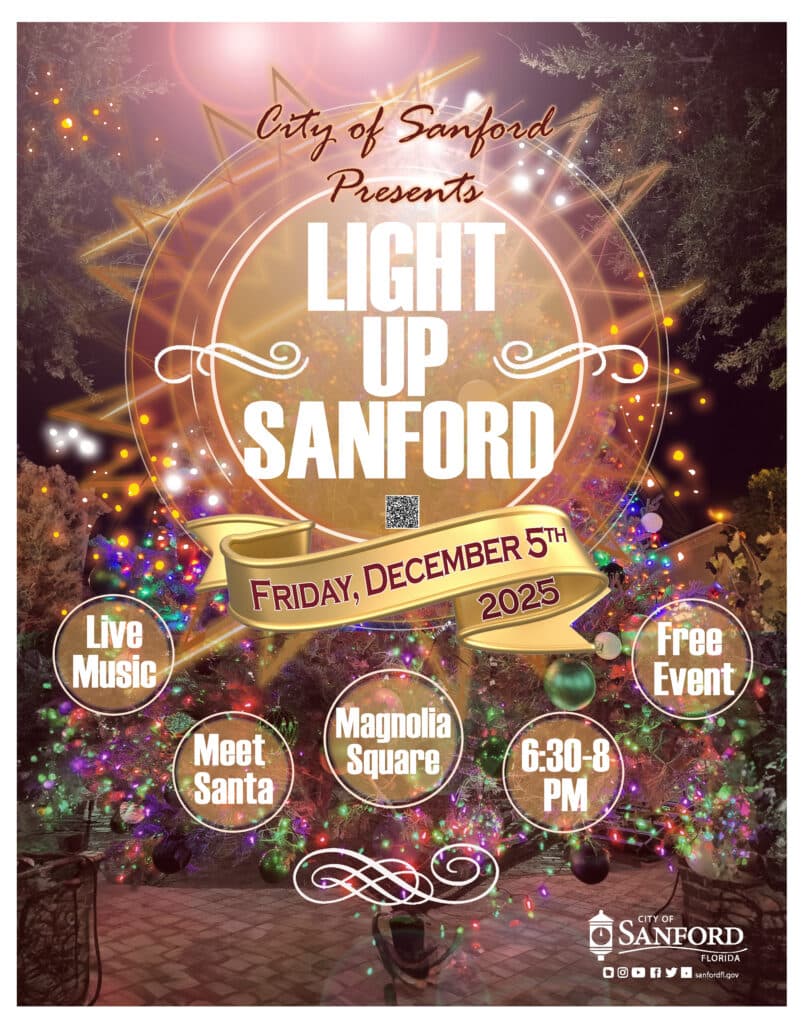Sanford Announces Light Up Sanford Tree Lighting, Downtown Closures Expected