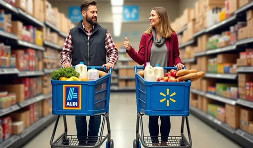 Grocery prices stay sticky as shoppers trade down to discount chains