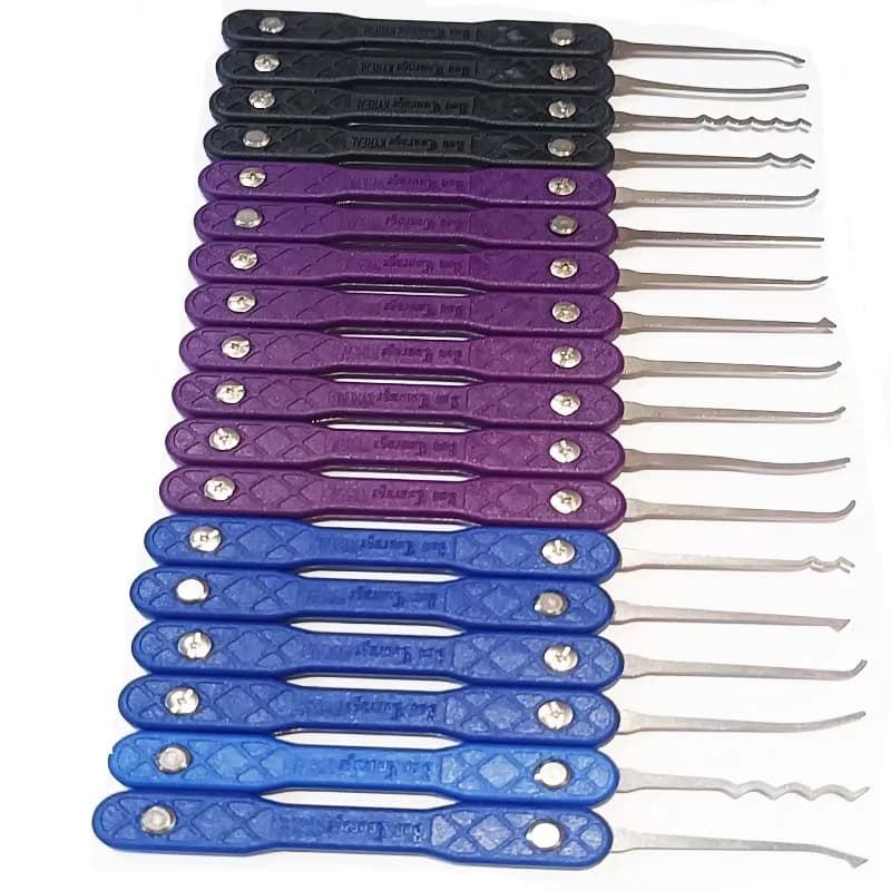 Lock Noob reviews Bon Courage Kyreal 0.020-inch, 18-piece pick set