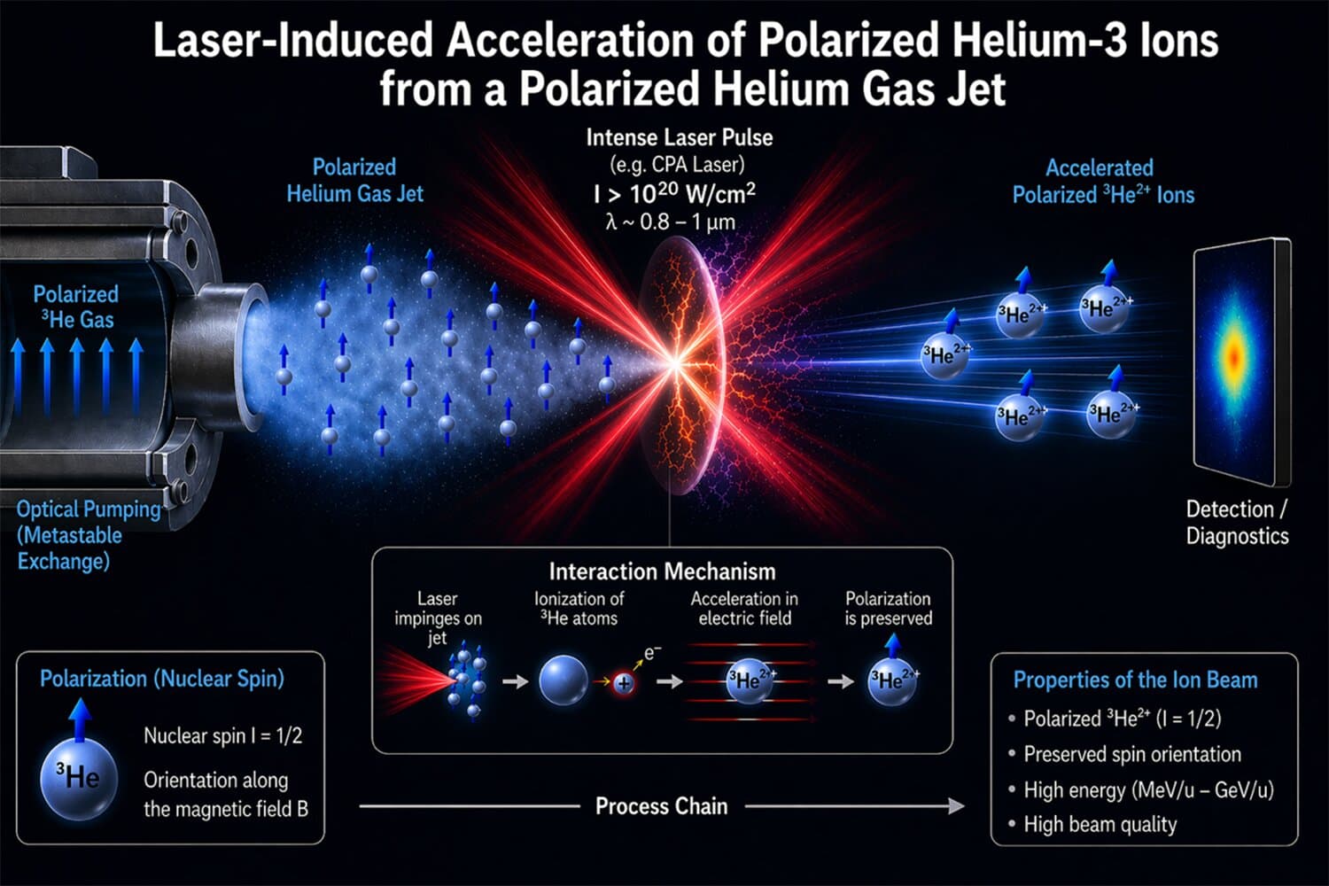 Helium-3 polarization survives laser-plasma acceleration, boosting compact fusion research