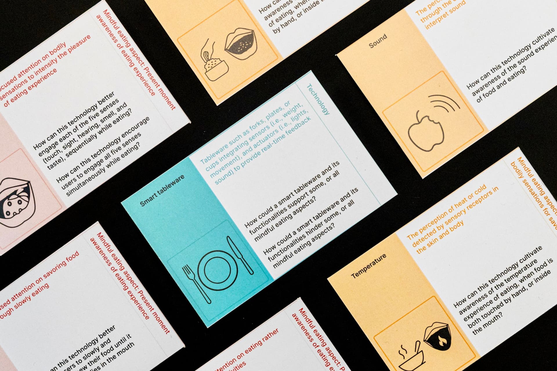 Lancaster University cards guide mindful eating tech with research-backed design