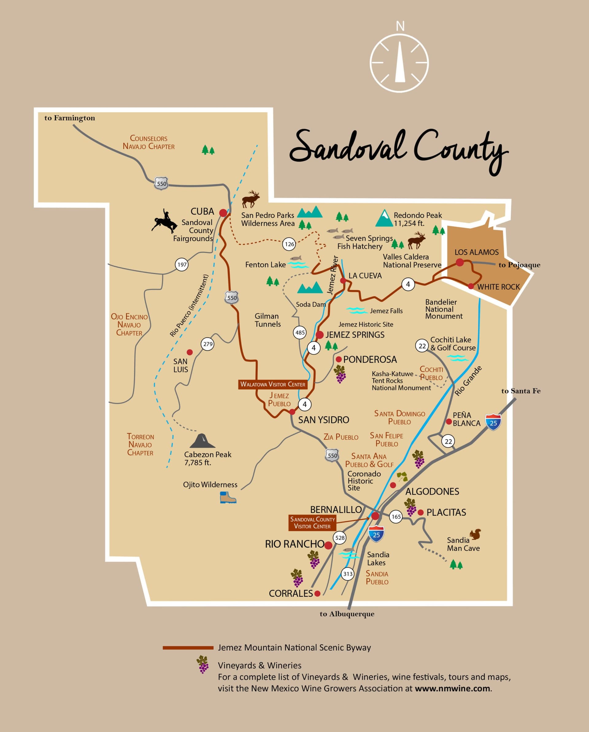 Comprehensive Sandoval County parks and trails resource for residents